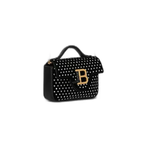B-Buzz Mini Velvet And Crystal Bag