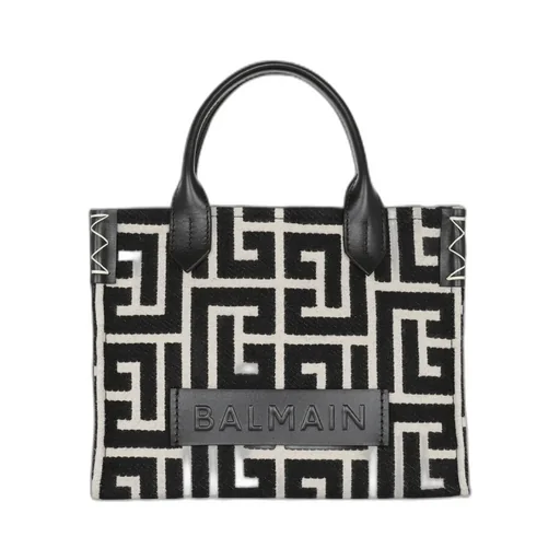 B Army Monogram Jacquard Small Tote Bag