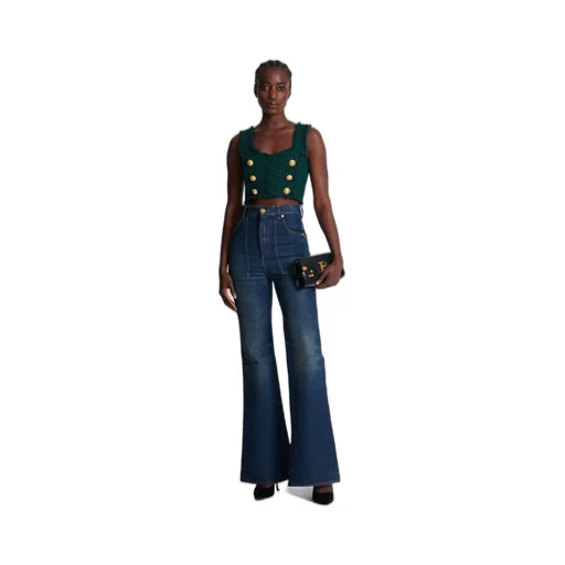 Tweed Crop Top