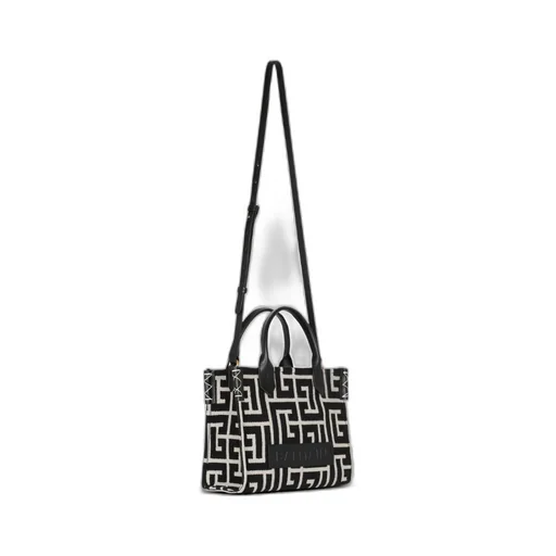 B Army Monogram Jacquard Small Tote Bag