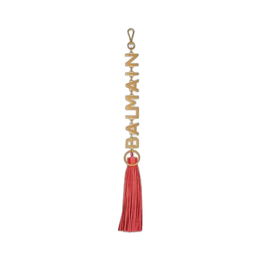 Leather Pompom Charm