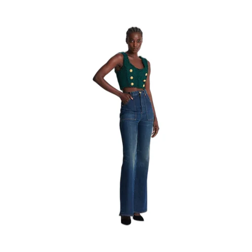 Tweed Crop Top