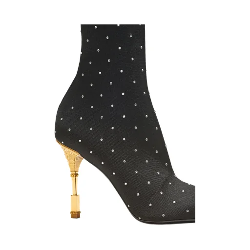 Moneta Embellished Heeled Ankle Boots