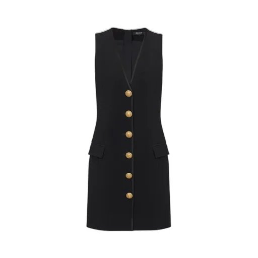 Sleeveless Crepe Dress