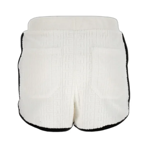 Monogram-Motif Towel-Finish Shorts