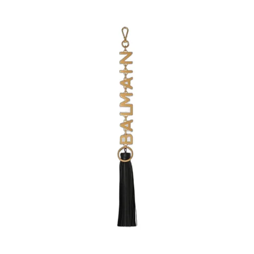 Leather Pompom Charm