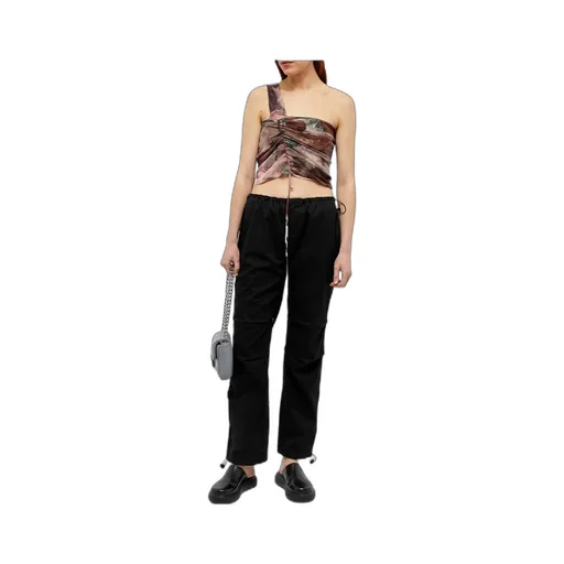 One-Shoulder Pattern Vest