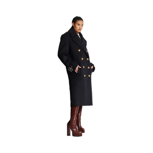 Oversized Double-Breasted Coat