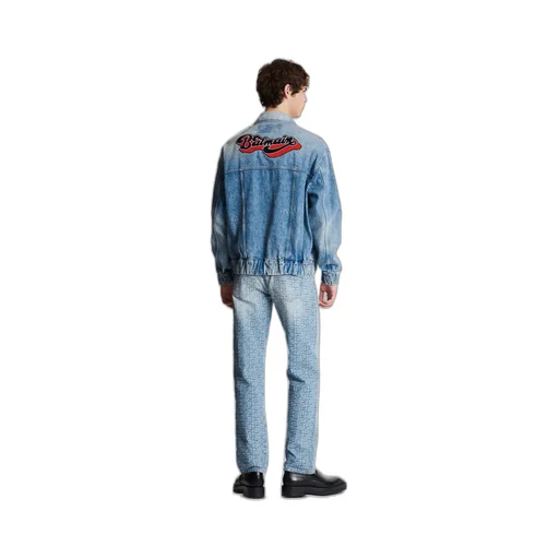 70S Buttoned Long-Sleeve Denim Jacket
