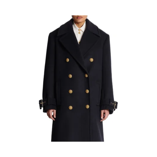 Oversized Double-Breasted Coat