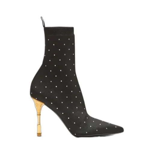 Moneta Embellished Heeled Ankle Boots