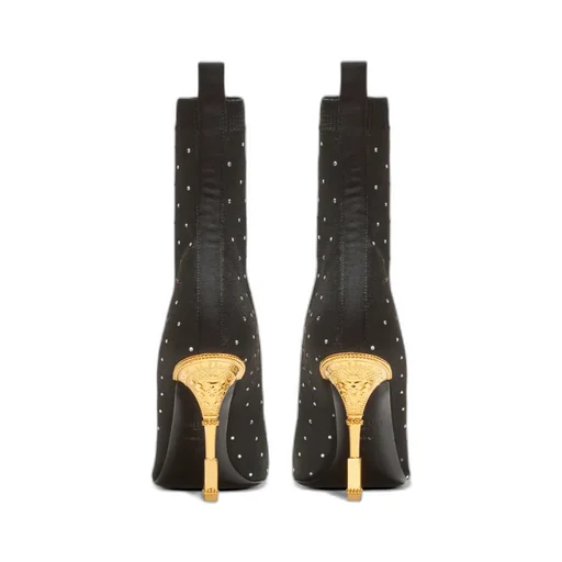 Moneta Embellished Heeled Ankle Boots