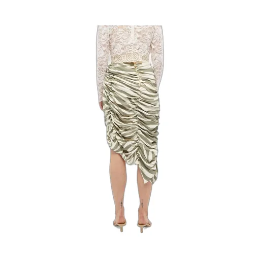 Zebra-Print Midi Skirt