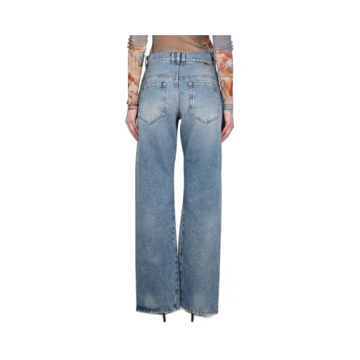 Front Slits Bootcut Jeans