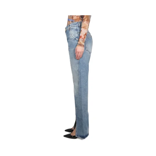 Front Slits Bootcut Jeans