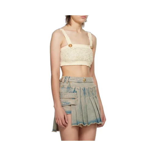 Cropped Tweed Around The Chest