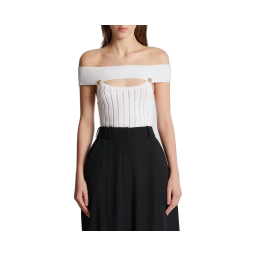 Openwork Knit Body