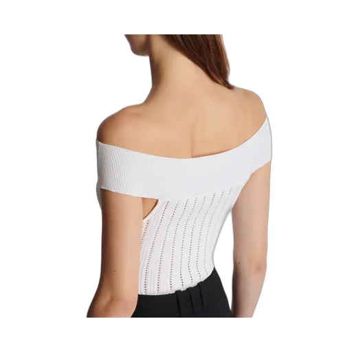 Openwork Knit Body