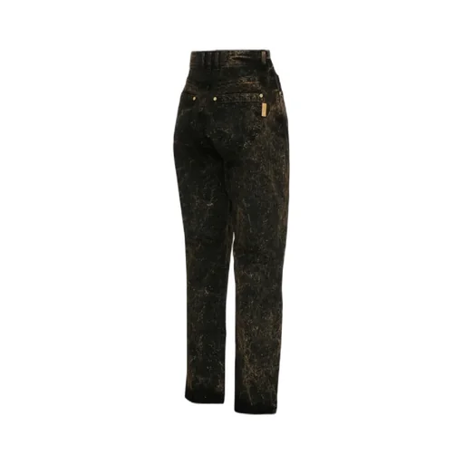 Straight Denim Marble Jeans