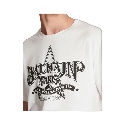 Star Printed Crewneck T-Shirt