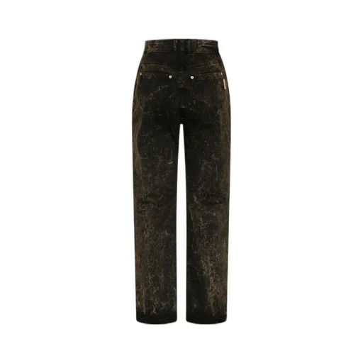 Straight Denim Marble Jeans