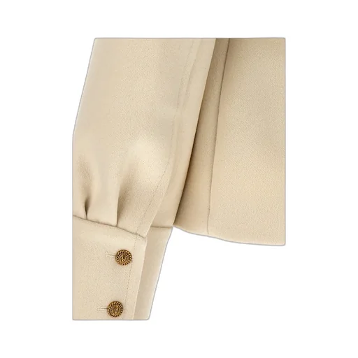 Double-Breasted Buttoned Short Coat