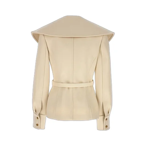 Double-Breasted Buttoned Short Coat