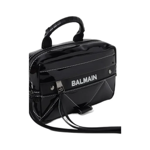 Logo Printed Top Handle Bag
