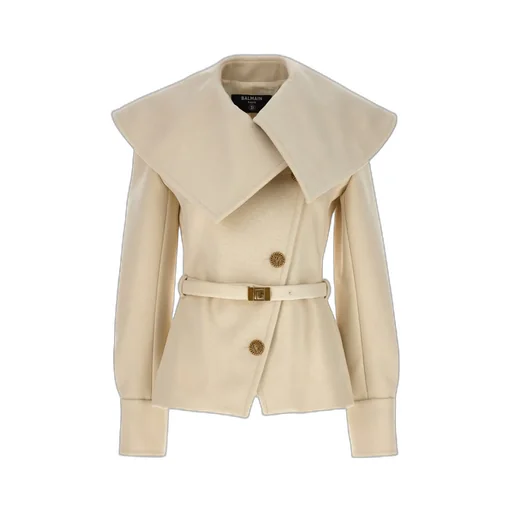 Double-Breasted Buttoned Short Coat