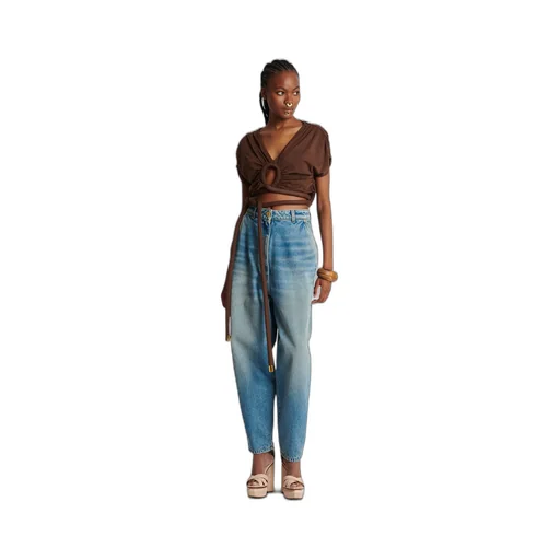 Draped Jersey Crop Top