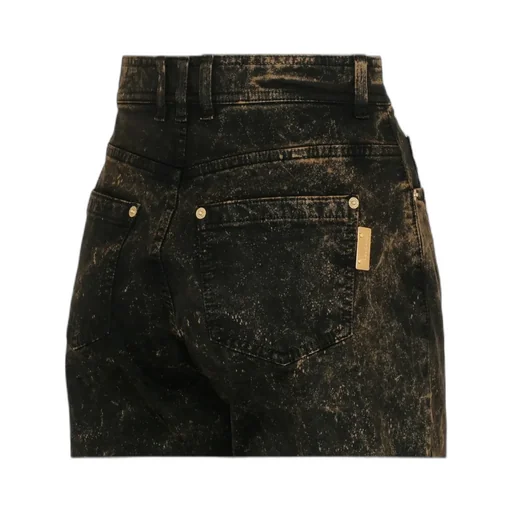 Straight Denim Marble Jeans