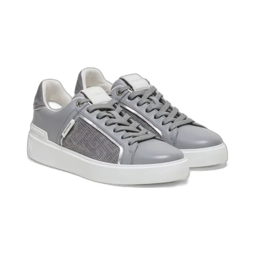 B-Court Trainers In Perforated Monogrammed Leather