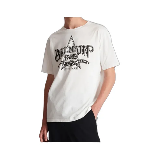 Star Printed Crewneck T-Shirt