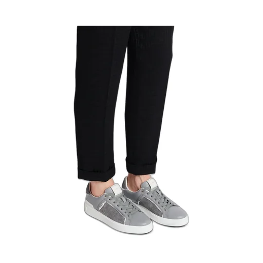 B-Court Trainers In Perforated Monogrammed Leather
