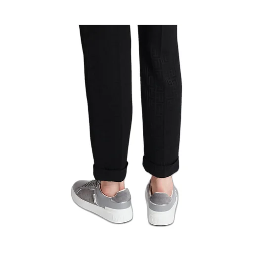B-Court Trainers In Perforated Monogrammed Leather