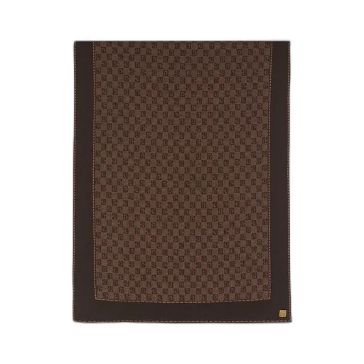 Monogrammed Fine Knit Scarf