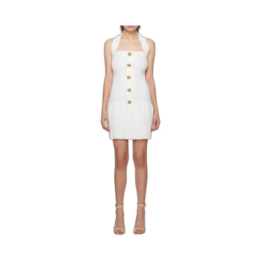 Tweed Halterneck Minidress