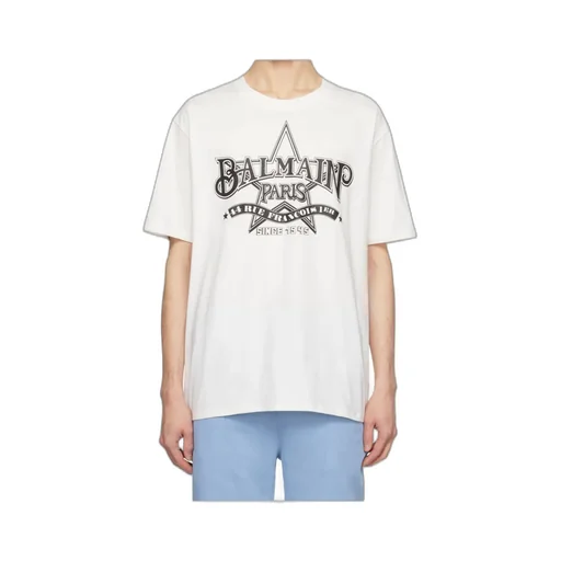 Star Printed Crewneck T-Shirt