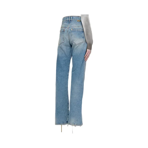 Front Slits Bootcut Jeans