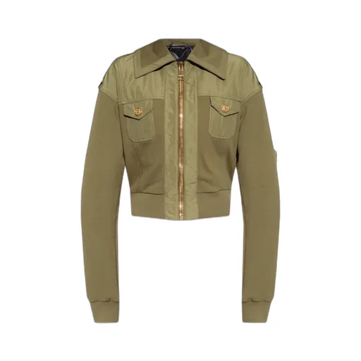 Cropped Bomber Jacket