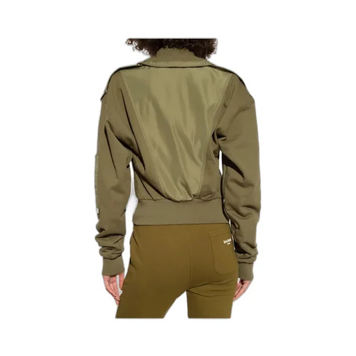 Cropped Bomber Jacket