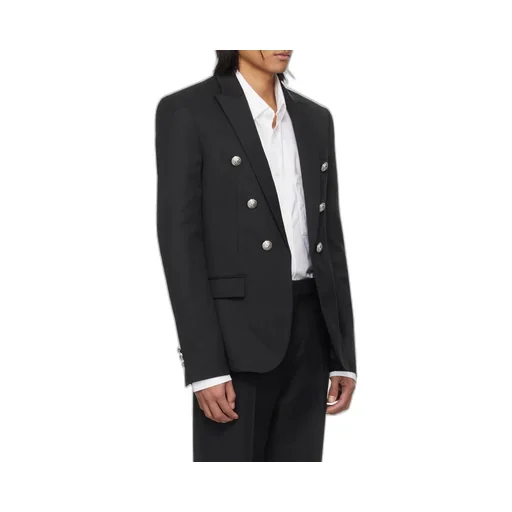 Button Embellished Tailored Blazer