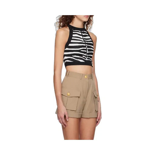 Sleeveless Cropped Top