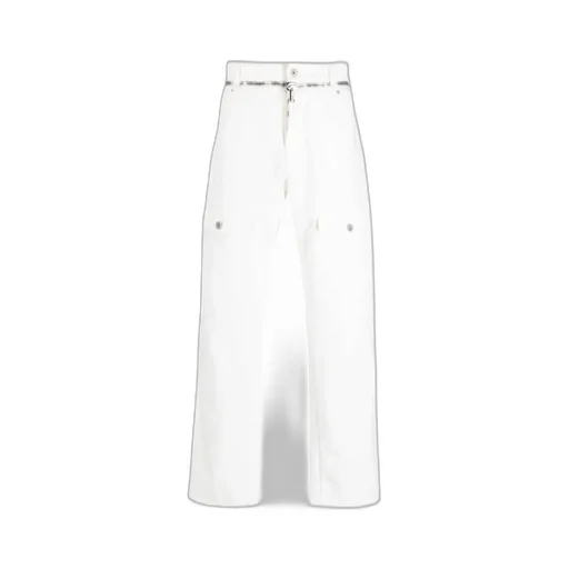 Zip Detailed Mid Rise Jeans