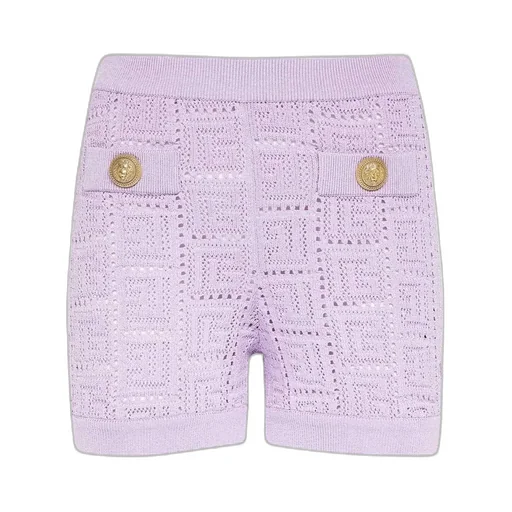 Monogram Mesh Knitted Shorts