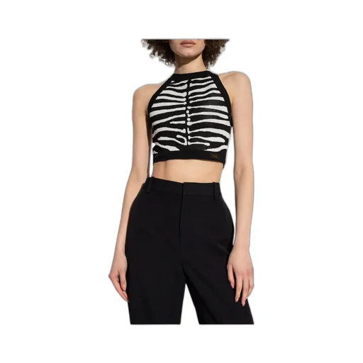 Sleeveless Cropped Top