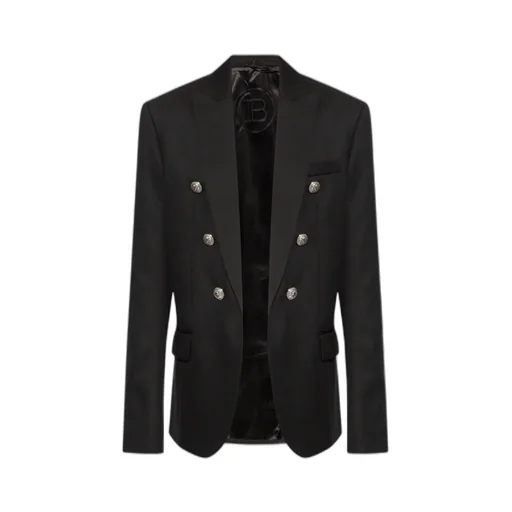 Button Embellished Tailored Blazer