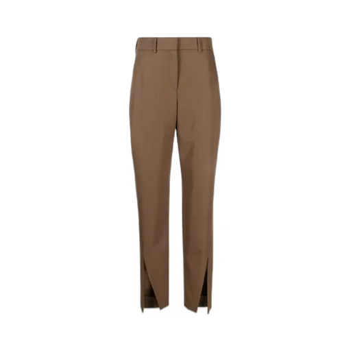 High Waist Slit Detailed Trousers