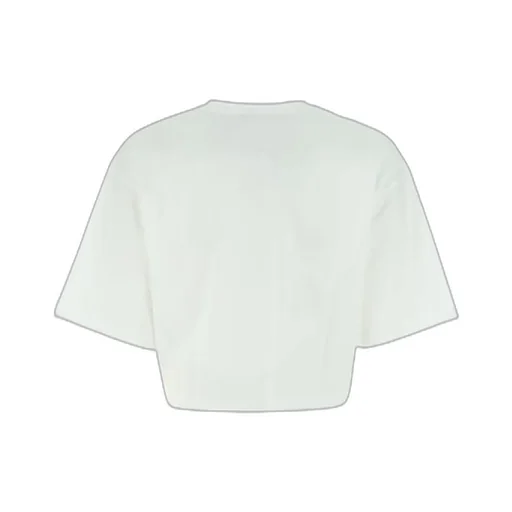 Logo Printed Cropped T-Shirt
