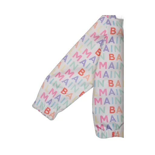 All-Over Logo Print Hooded Jacket